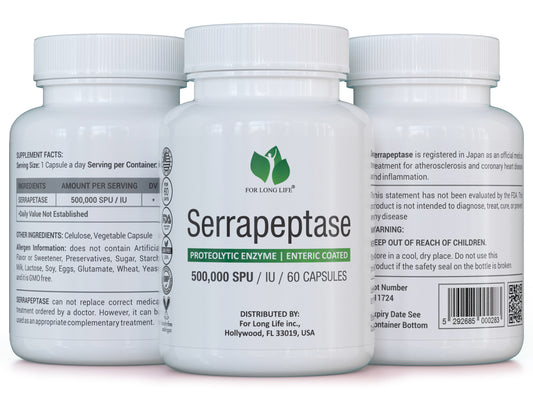 SERRAPEPTASE 500 – Circulatory Enzyme