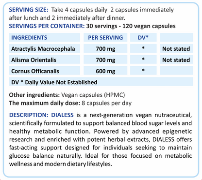 DIALESS – Glucose Balance & Vitality Mix