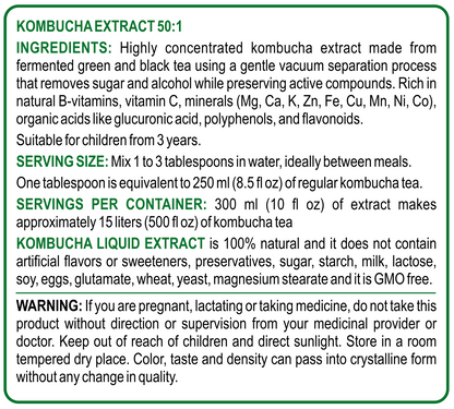 KOMBUCHA EXTRACT – Liver-Gentle Botanical Blend